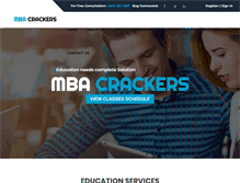 Tablet Screenshot of mbacrackers.com